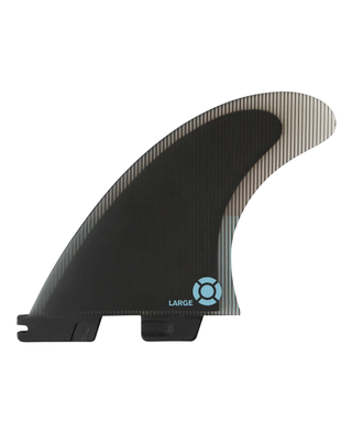 FCS II Performer PC Tri-Fins-Teal/Black