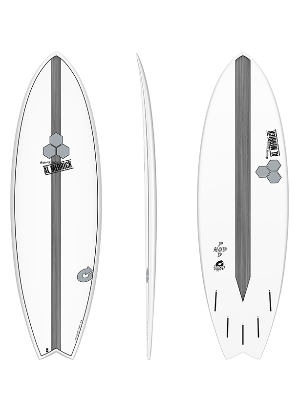 Torq x Channel Islands X-Lite Pod Mod Surfboard-White