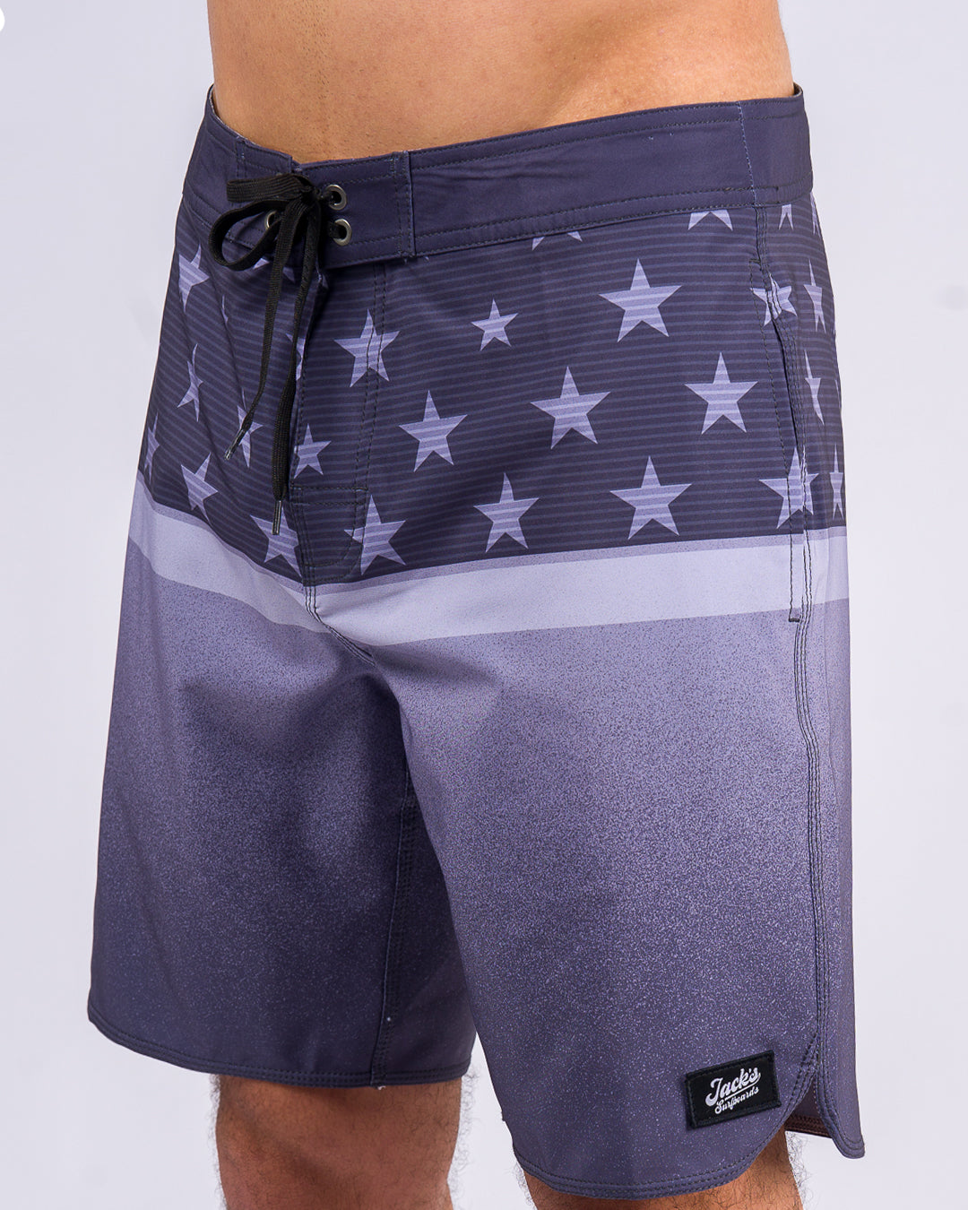 Jack's Surfboards Men's 18.5" Pride Boardshorts - Grey