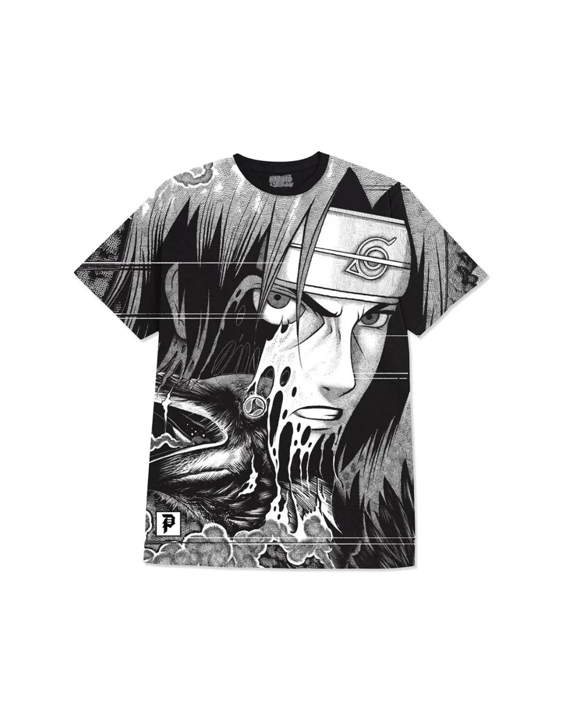 Primitive Clones Big Print Short Sleeve T-Shirt - Black