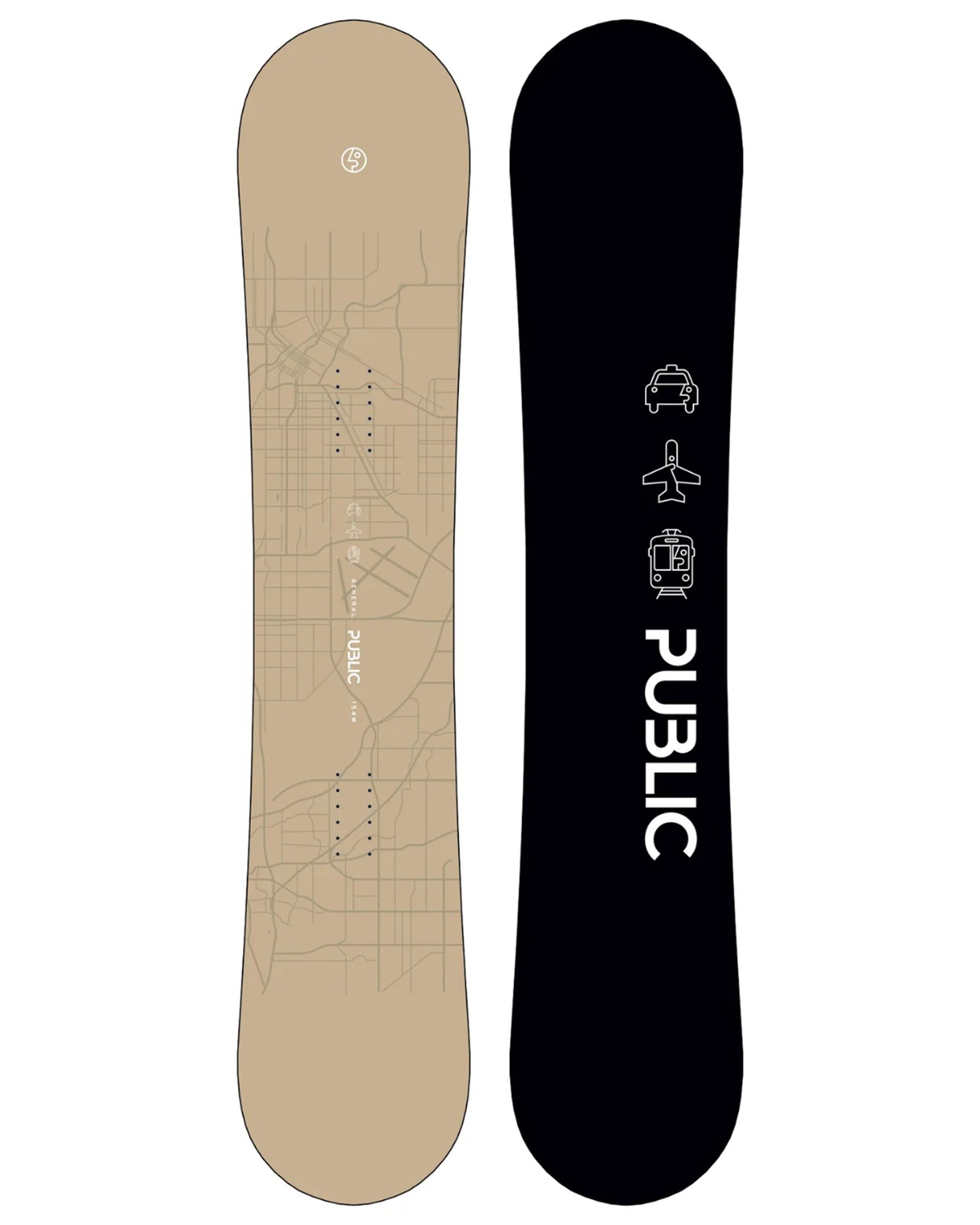 General Public Snowboard 154cm (Wide) - 2025/2026 – Jack's Surfboards