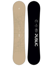 Public Snowboards General Public Snowboard 154cm (Wide)