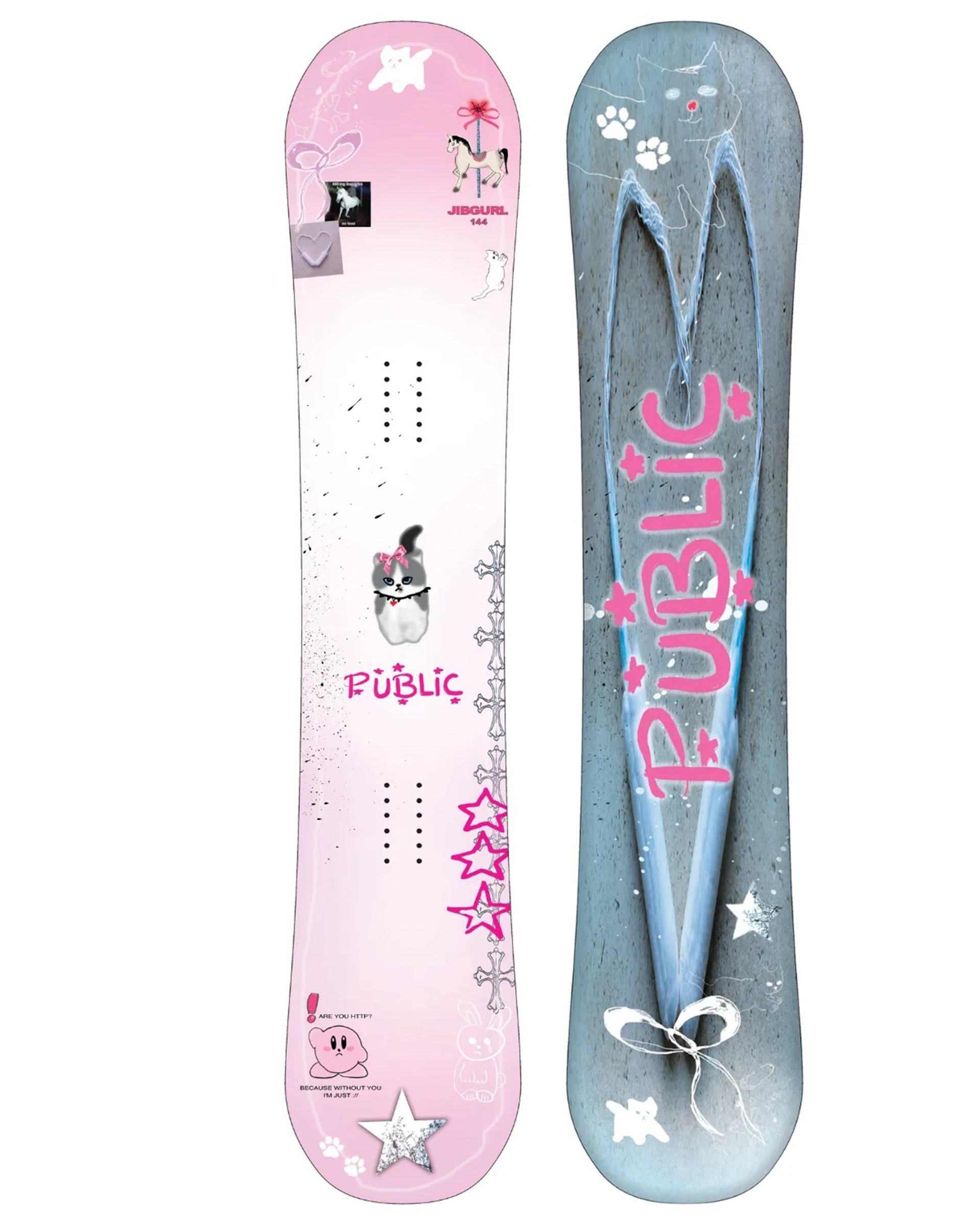Public Snowboards JibGurl Snowboard 144cm