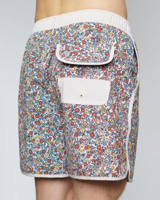 17" Pacific Floral Boardshorts - Off White