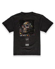 Steko Men's Paint Skull Short Sleeve T-Shirt