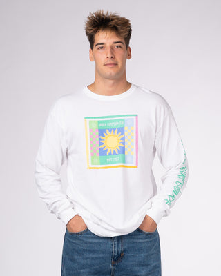 Pastel Solstice L/S Tee - White