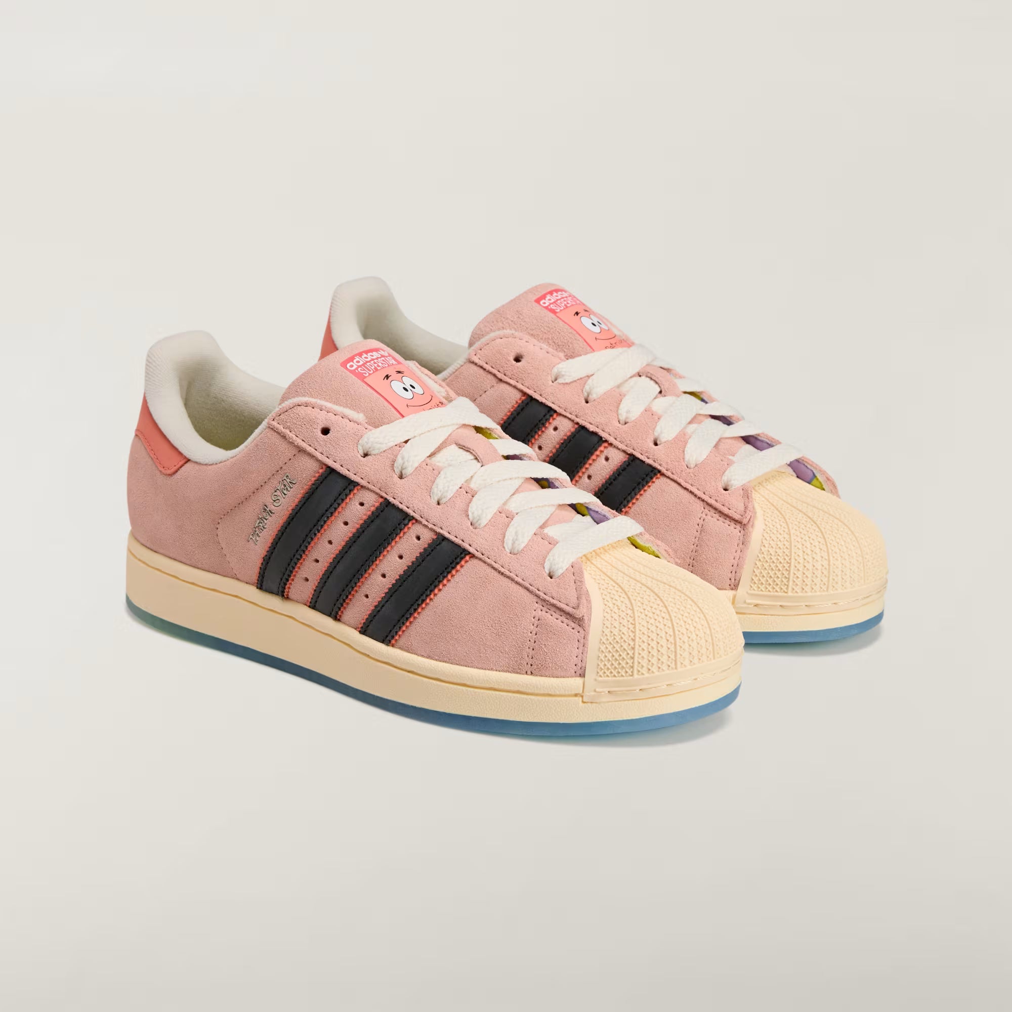 Adidas x Spongebob Patrick Superstar Shoes - Supplier Colour / Core Black / Wonder Clay