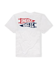 Jack's Surfboards Men's Pennant 4th Short Sleeve T-Shirt