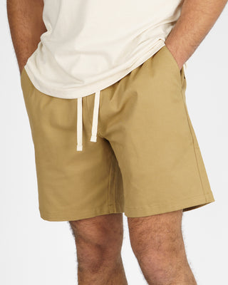 Perry 18.5" Twill Volley Short - Khaki