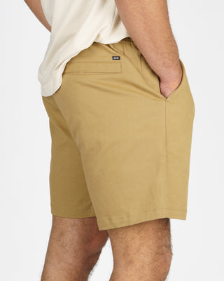 Perry 18.5" Twill Volley Short - Khaki