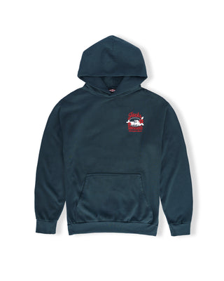 Pier Tip Toe Pigment Pullover Hoodie - Midnight Navy