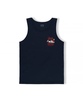 Pier Tip Toe Tank Top - Navy