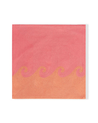 Wave Breeze Pillow Case - Pink/Orange
