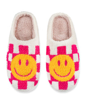 Pink Checker Slippers