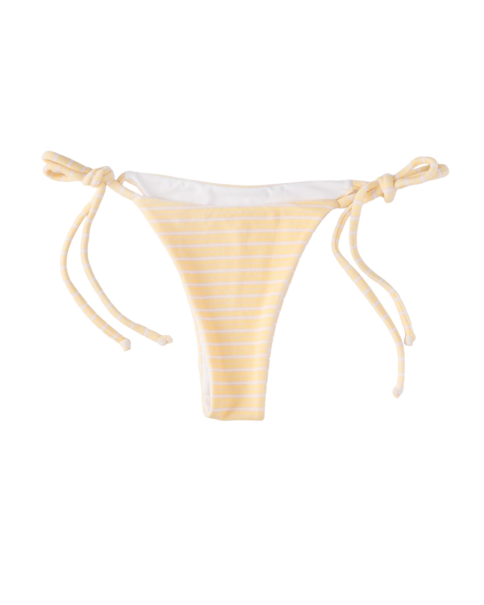 Danielle Brown Piper Swim Bottoms - Lemon Stripe