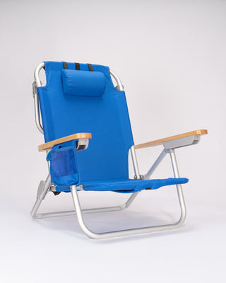 Pisolino Beach Backpack Chair - Bright Blue