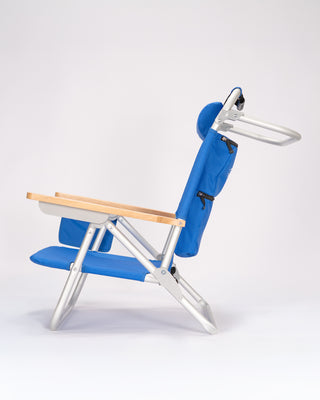 Pisolino Beach Backpack Chair - Bright Blue