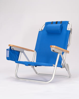 Pisolino Beach Backpack Chair - Bright Blue