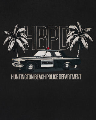 HBPD x Jack's Surfboards Police Palms Pigment Crewneck - Black