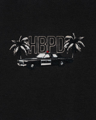 HBPD x Jack's Surfboards Police Palms Pigment Crewneck - Black