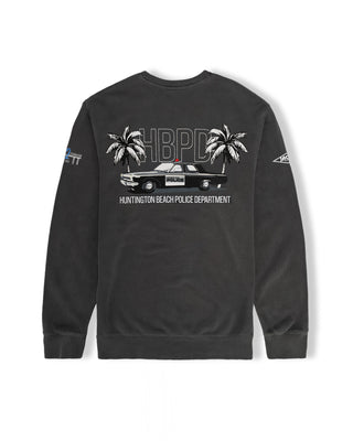 HBPD Police Palms Pigment Crewneck - Pigment Black