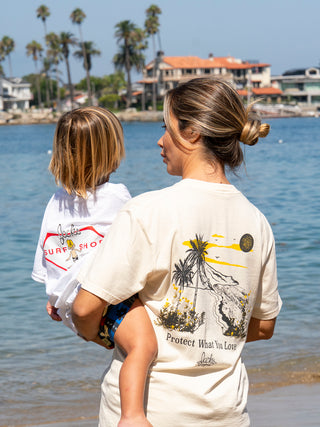 Jack's Surfboards Protect What You Love S/S T-Shirt - Ivory