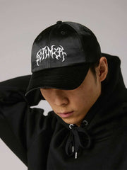 Former Men's Puncture Satin Leather Cap