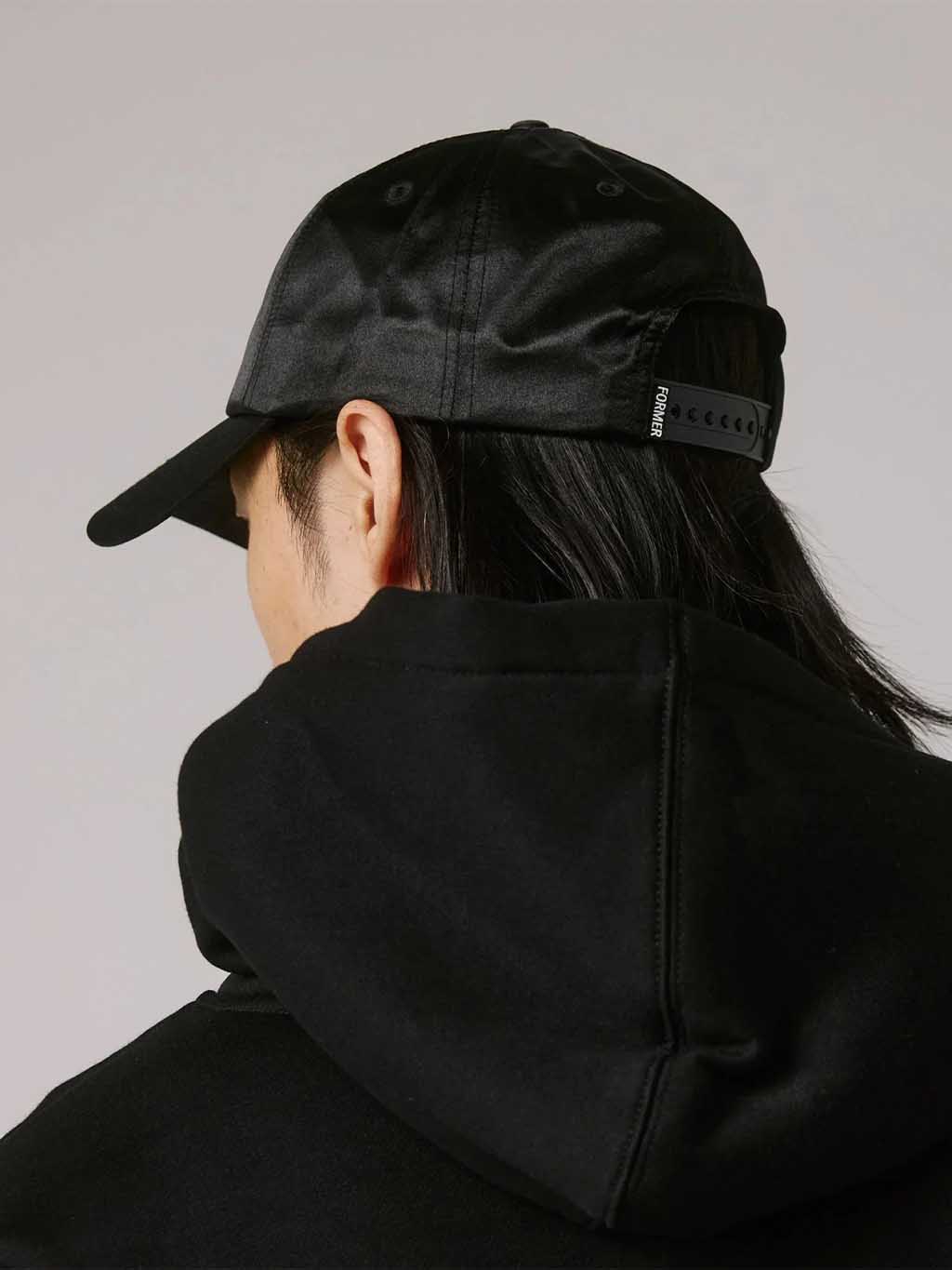 Former Men's Puncture Satin Leather Cap