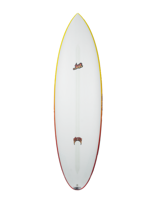 Lost Lightspeed Tech Quiver Killer '25 (Red/Yellow Rails) Surfboard