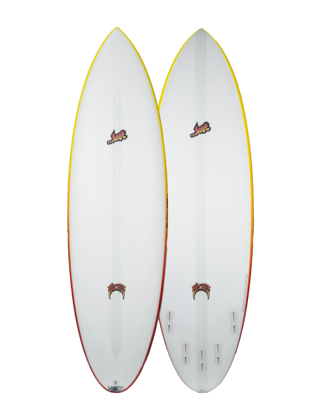 Lightspeed II Quiver Killer '25 (Red/Yellow Rails) – Jack's Surfboards