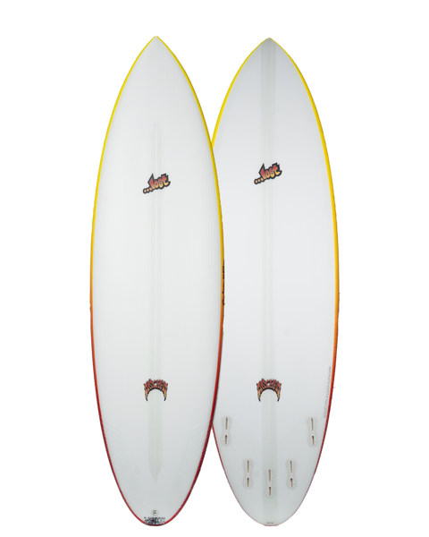 Lightspeed II Quiver Killer '25 (Red/Yellow Rails) – Jack's Surfboards