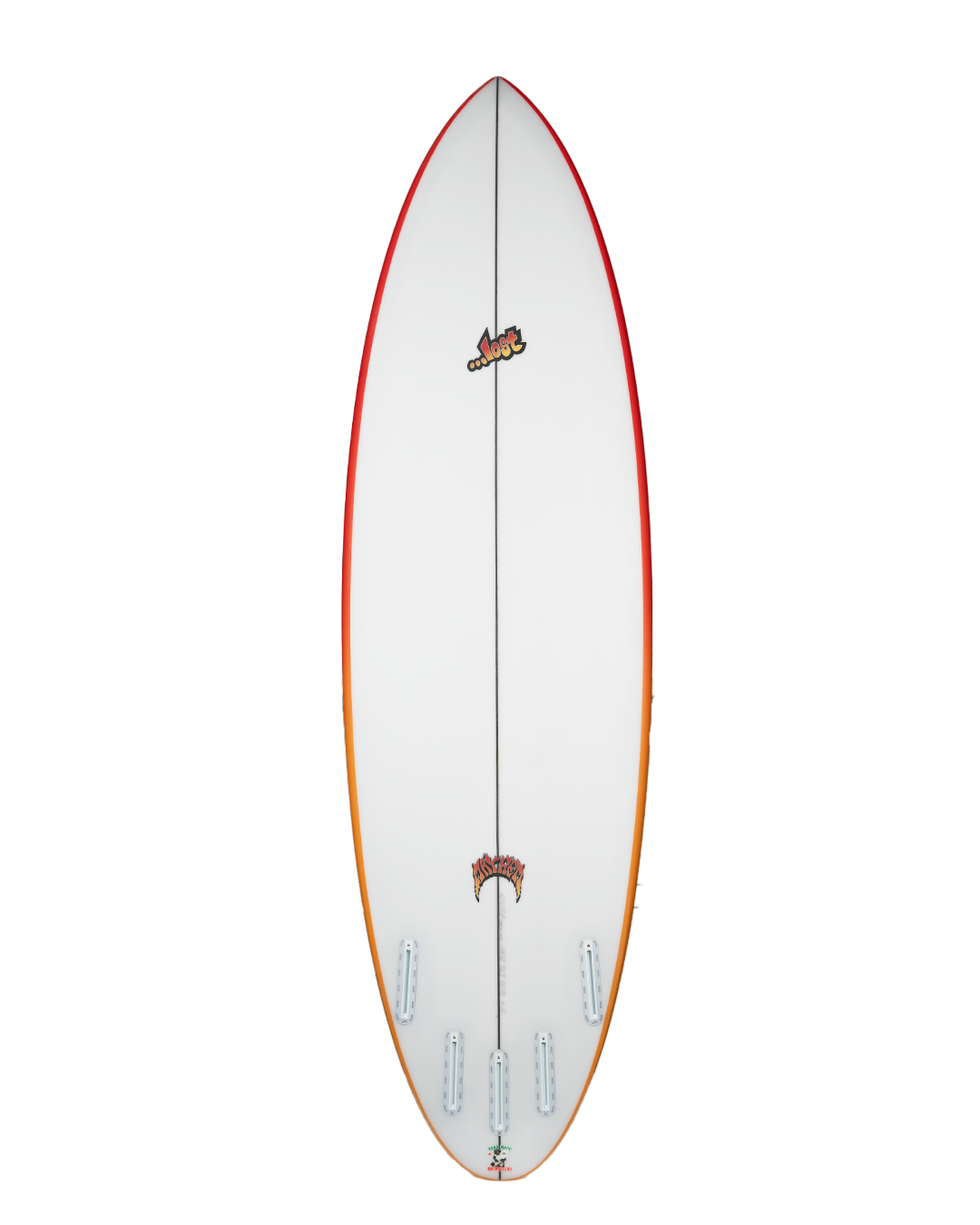 Lost Quiver Killer '25 Surfboard- Red/Orange Rails
