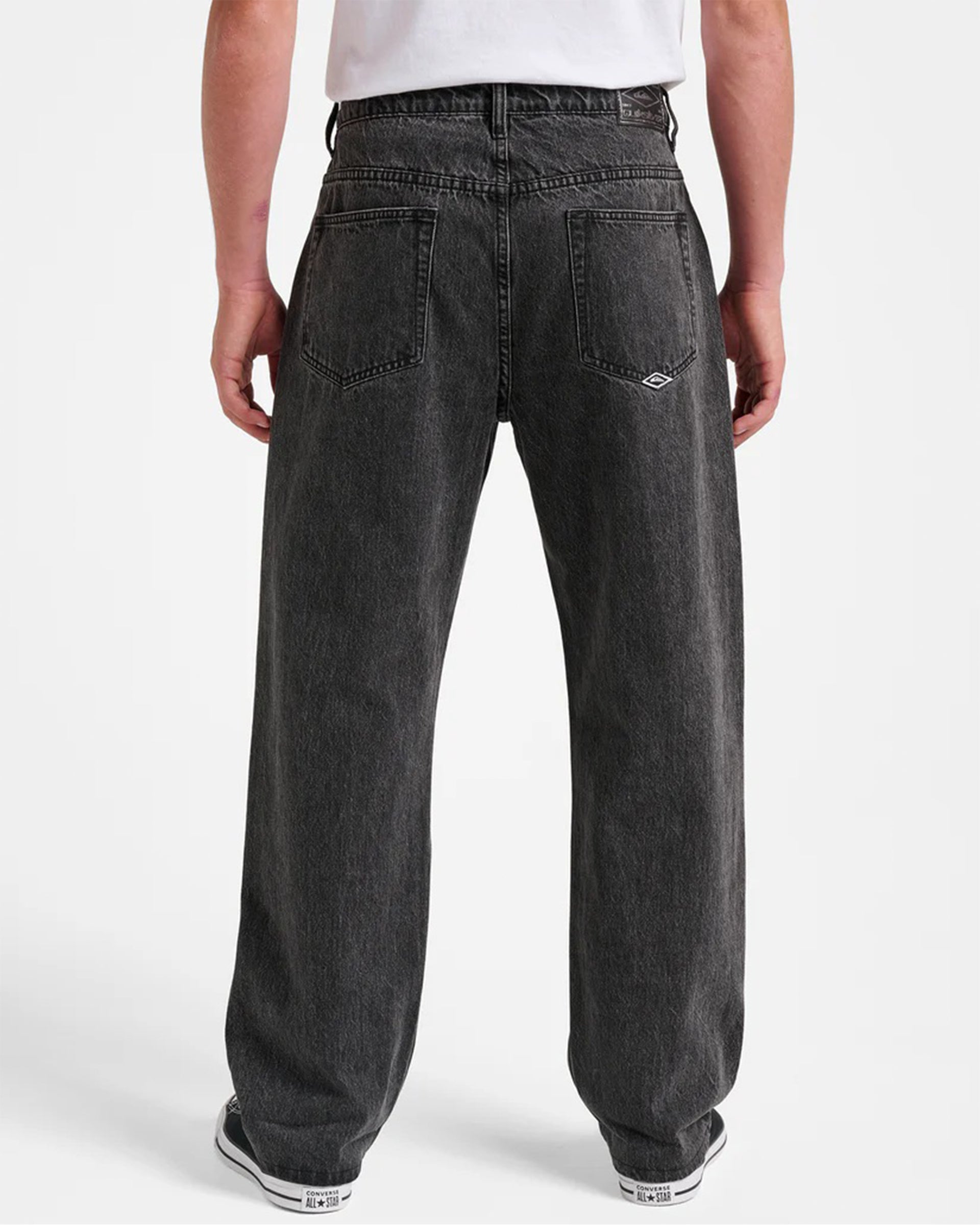 Baggy Denim Pants - Black Wash – Jack's Surfboards