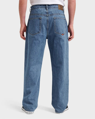 Quiksilver Baggy Denim Pants - Medium Indigo