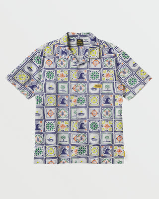 Quiksilver x Pacifico Baja Casual Short Sleeve Shirt - Off White