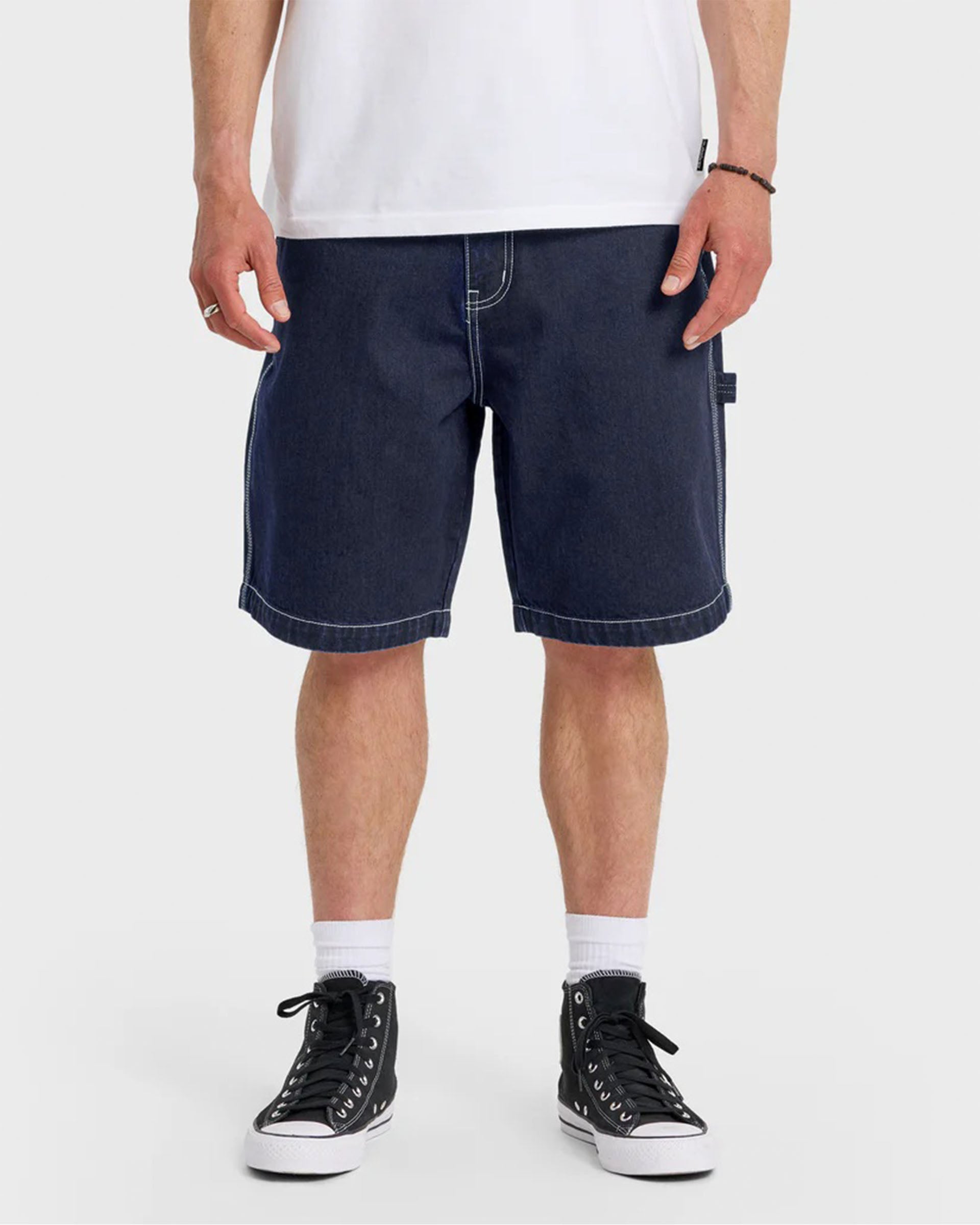 Mercury Carpenter Denim Shorts - Indigo Rinse