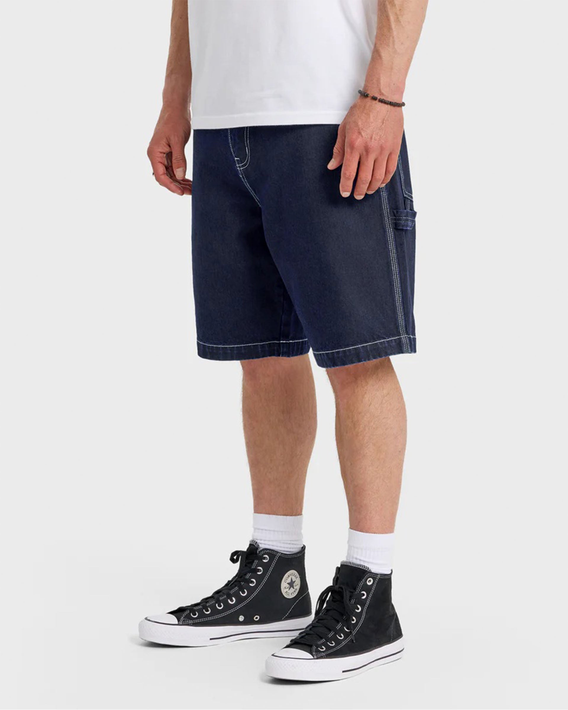 Mercury Carpenter Denim Shorts - Indigo Rinse