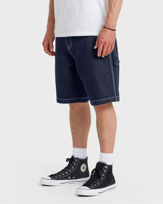 Mercury Carpenter Denim Shorts - Indigo Rinse
