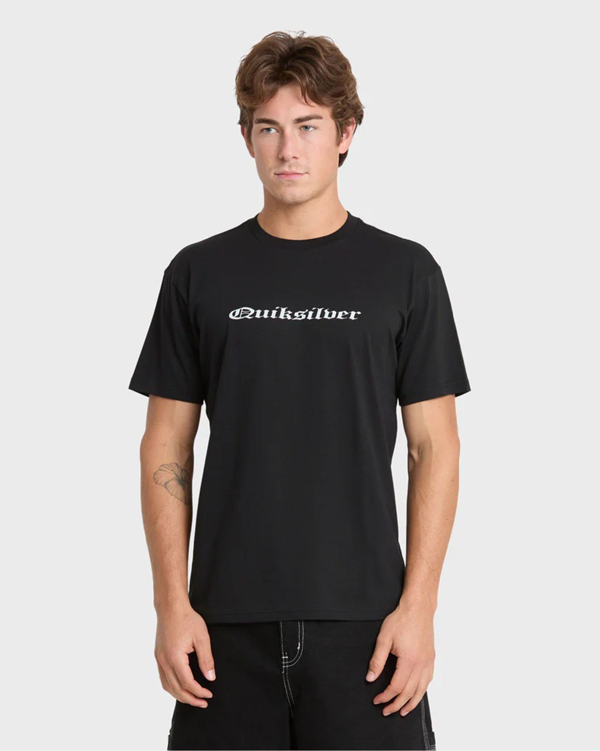 Quiksilver Chrome English S/S T-Shirt - Black