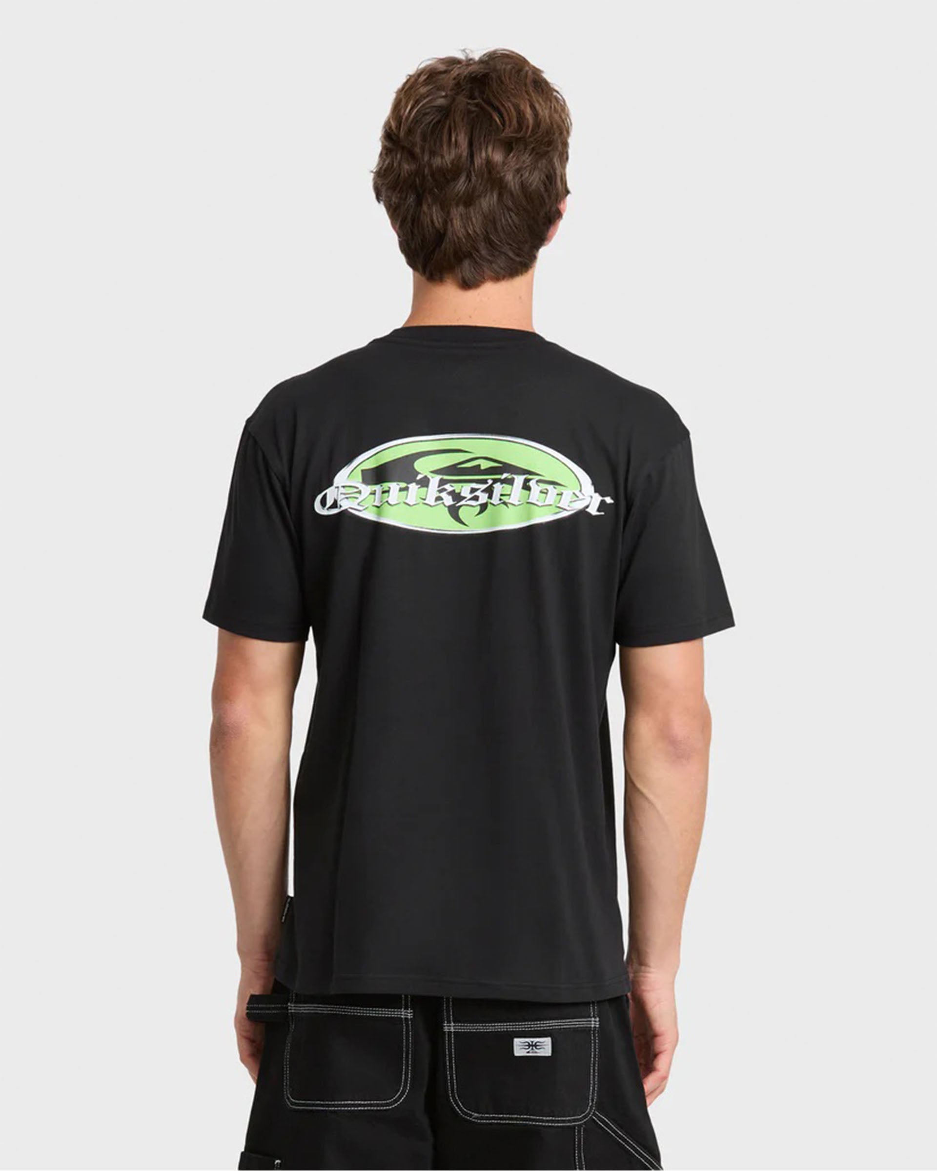 Quiksilver Chrome English S/S T-Shirt - Black