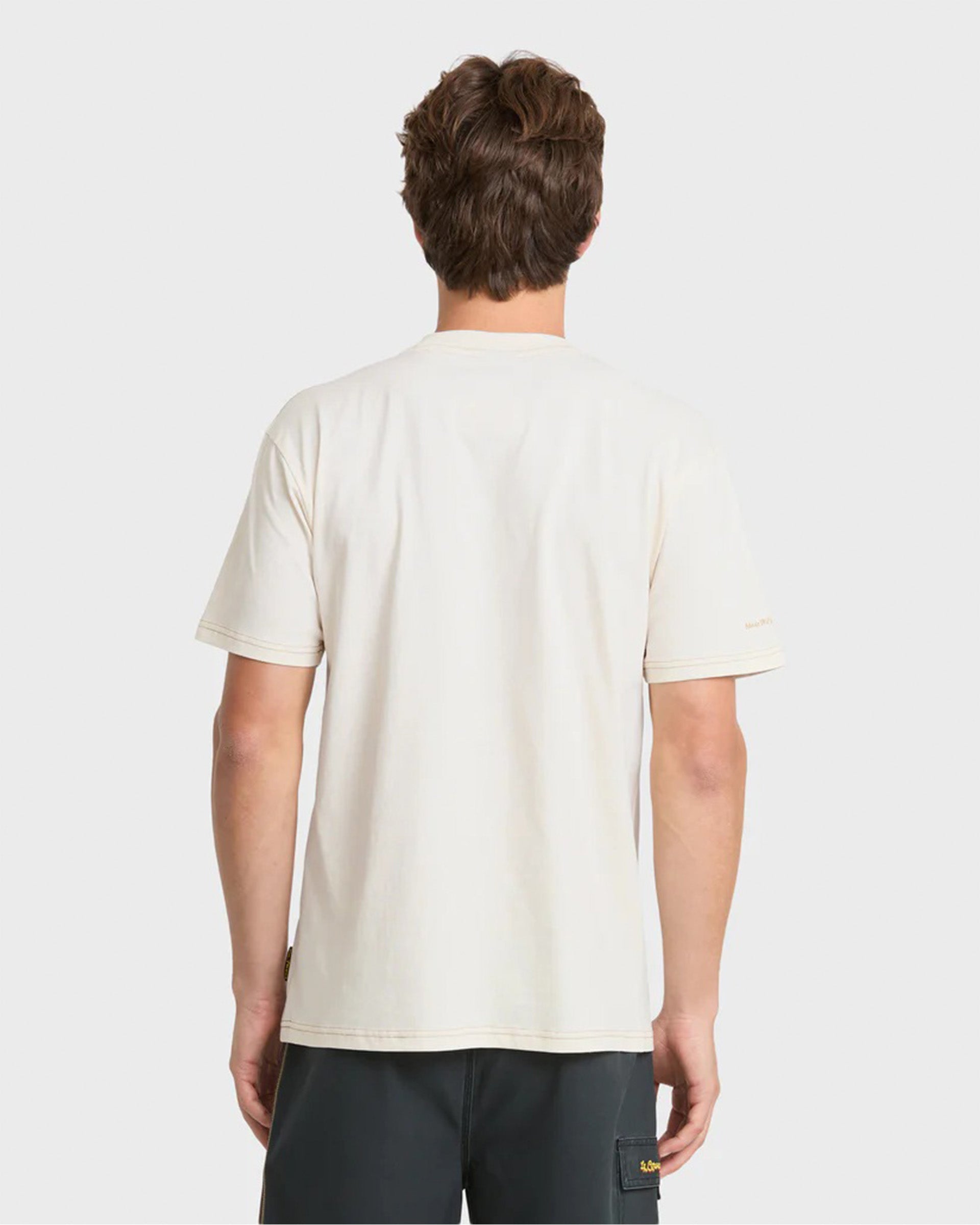 Quiksilver Pacifico Coastal Paradise Short Sleeve T-Shirt - Tofu
