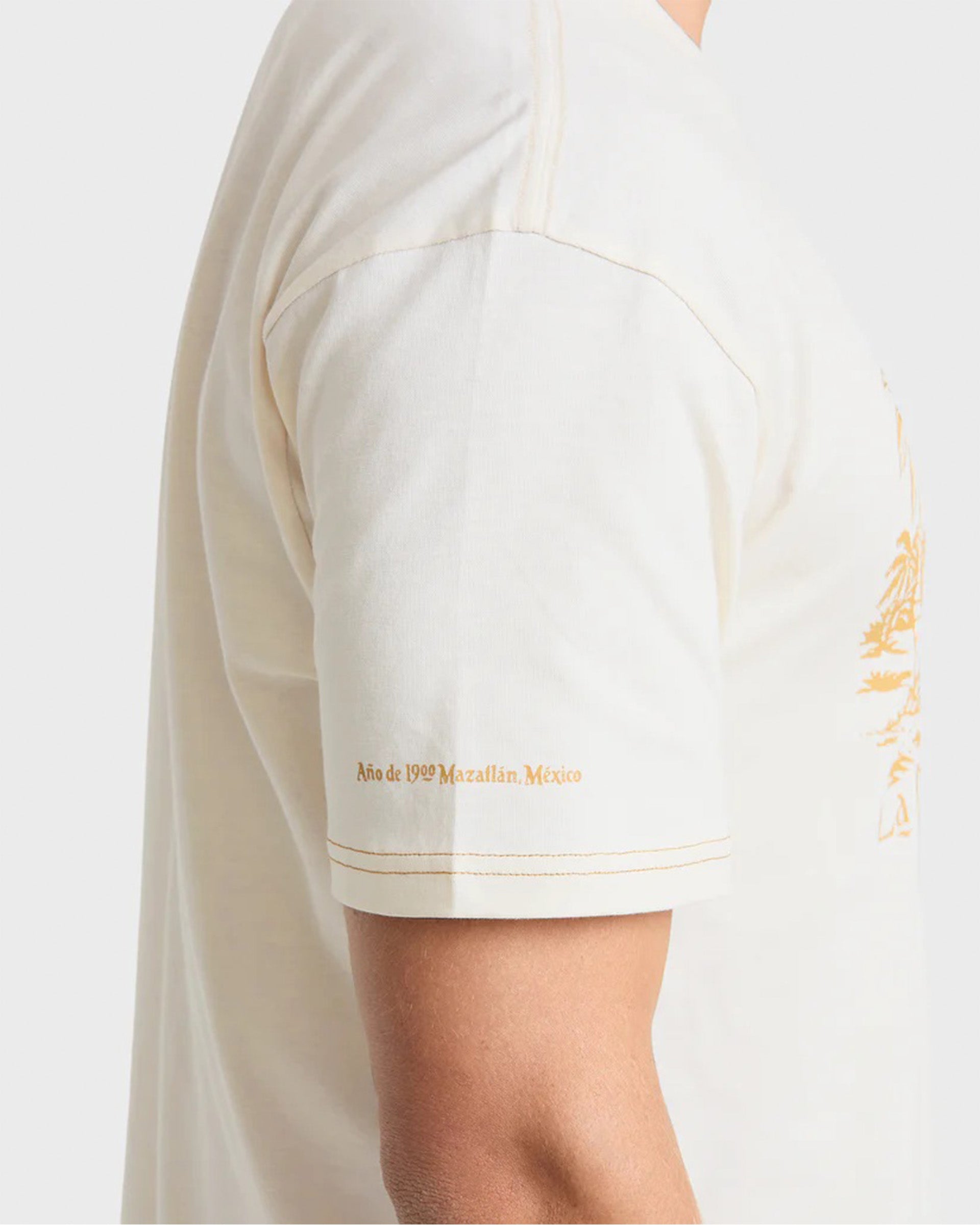 Quiksilver Pacifico Coastal Paradise Short Sleeve T-Shirt - Tofu