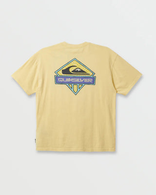 Quiksilver Crystal Jet Short Sleeve T-Shirt - Pale Yellow