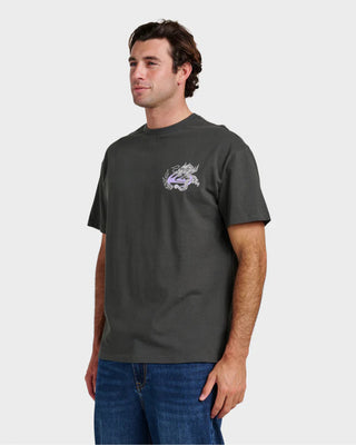 Quiksilver Dragon Master Heavy Weight Short Sleeve T-Shirt - Phantom