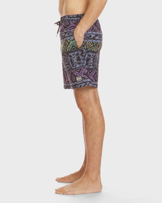 Quiksilver Global Heat 18" Swim Trunks - Sunset Purple
