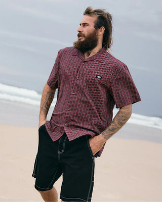 Quiksilver Liquid Metal Short Sleeve Shirt - Biking Red