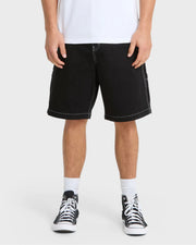 Quiksilver Mercury Carpenter Denim Shorts - Black