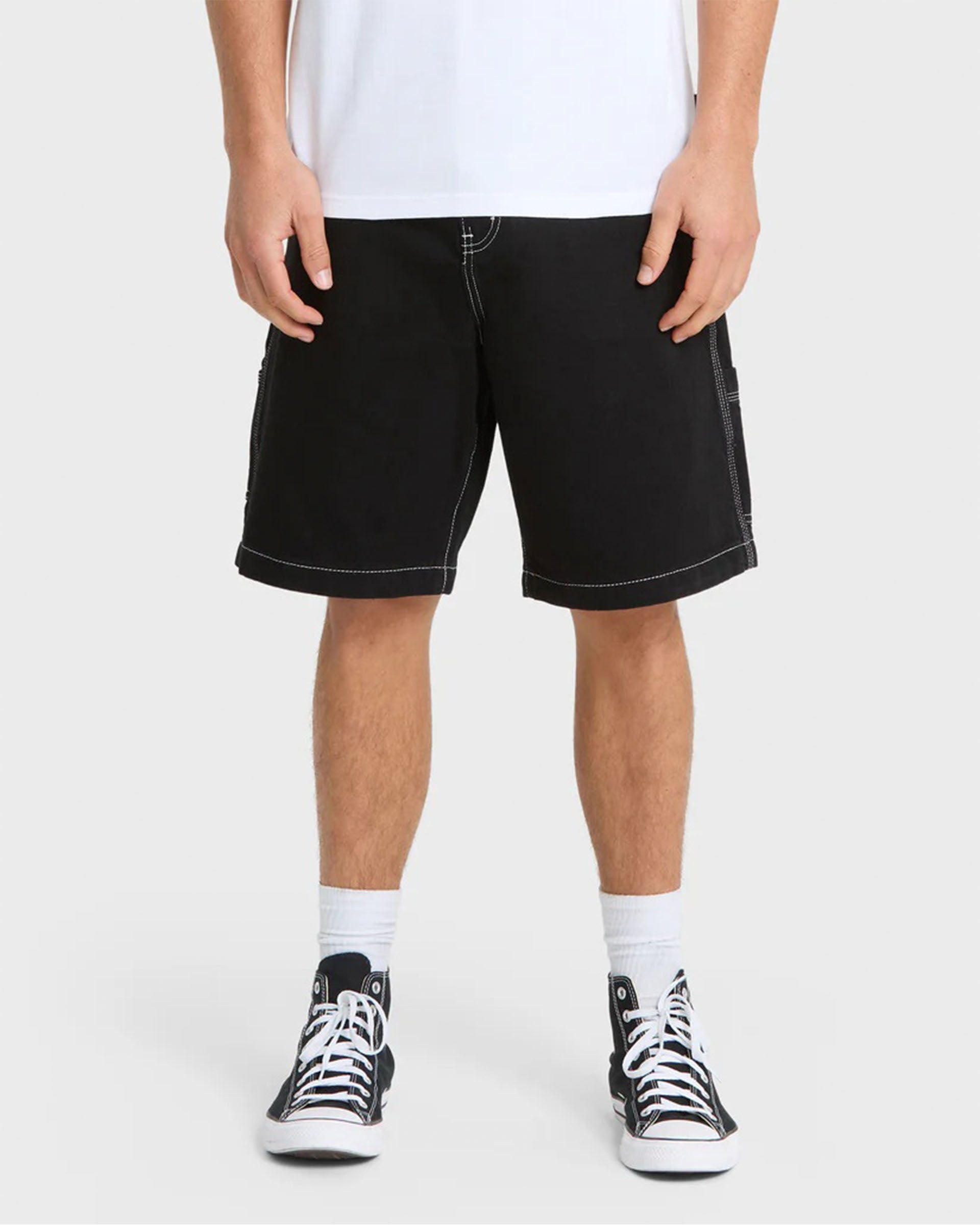 Quiksilver Mercury Carpenter Denim Shorts - Black