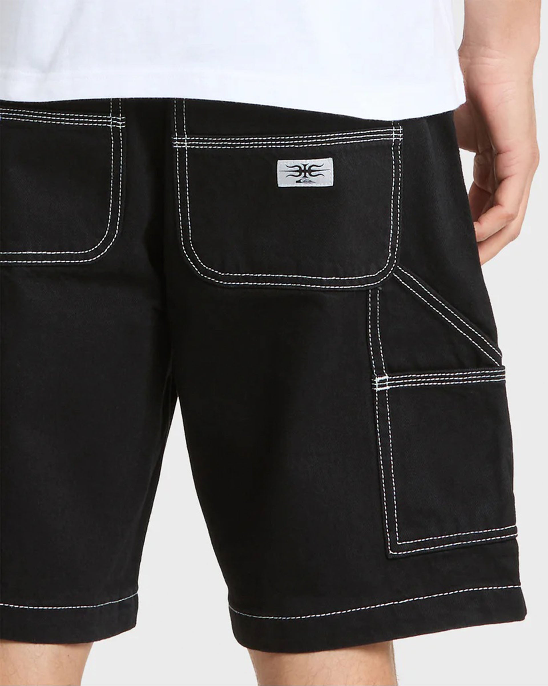 Quiksilver Mercury Carpenter Denim Shorts - Black