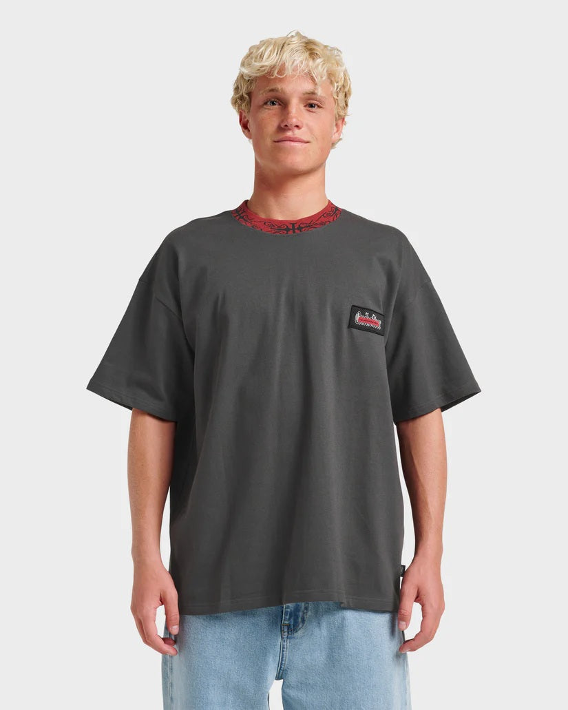 Quiksilver Mercury Ringer Short Sleeve T-Shirt - Phantom